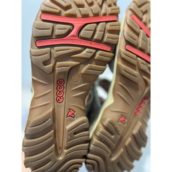 Ecco Womens off road Sandals Size 6 or 37 lite moon rock Leather Open Toe - Picture 9 of 10